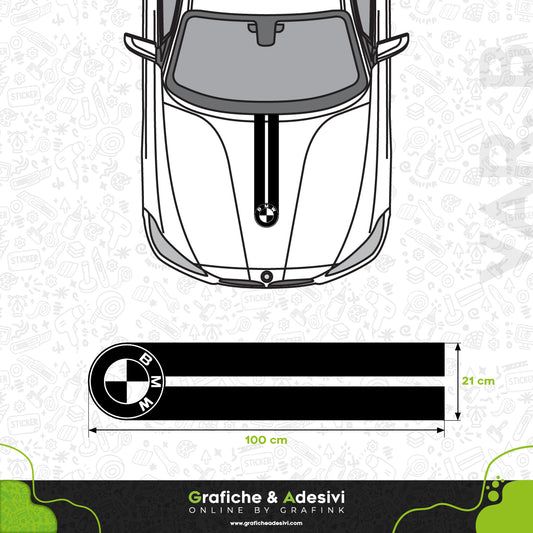 BMW Logo Classico - Fascia Striscia Cofano