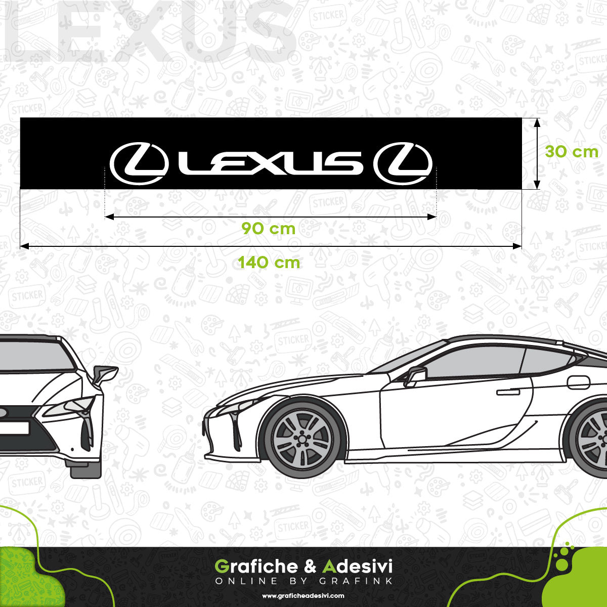 Fascia Adesiva Striscia Parasole - Lexus