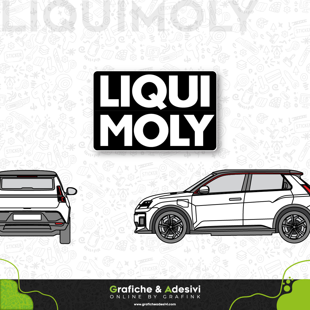 Adesivo Portiera Cofano o Baule - LiquiMoly