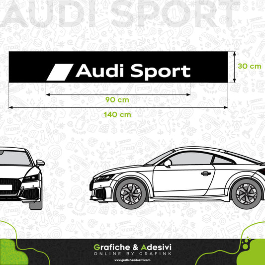 Fascia Adesiva Striscia Parasole - Audi Sport