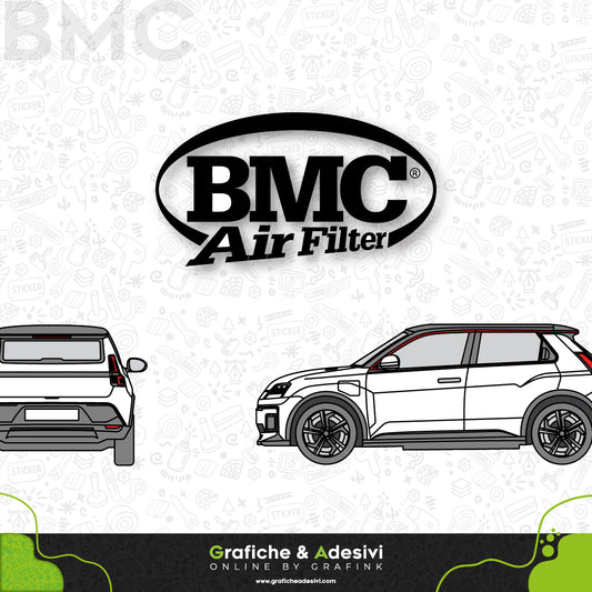 Adesivo Portiera Cofano o Baule - BMC Air Filter
