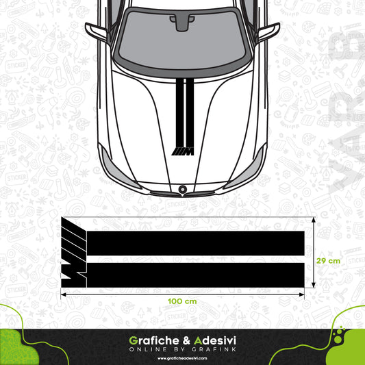BMW M Sport - Fascia Striscia Cofano
