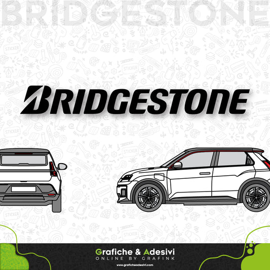 Adesivo Portiera Cofano o Baule - Bridgestone