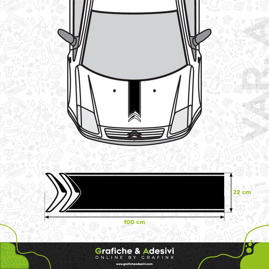 Citroen - Fascia Striscia Cofano
