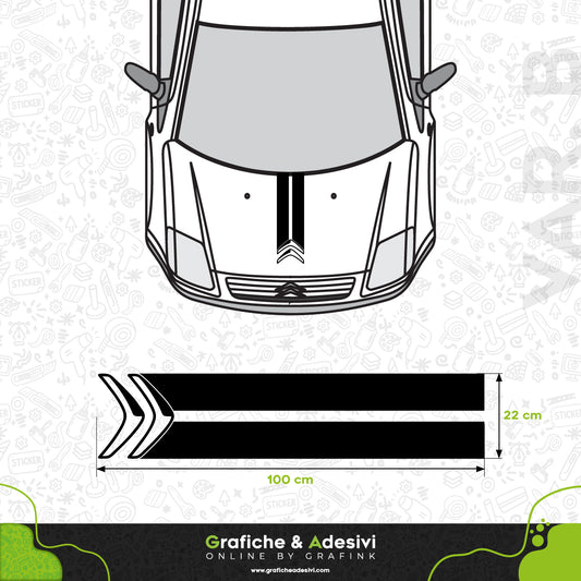 Citroen - Fascia Striscia Cofano