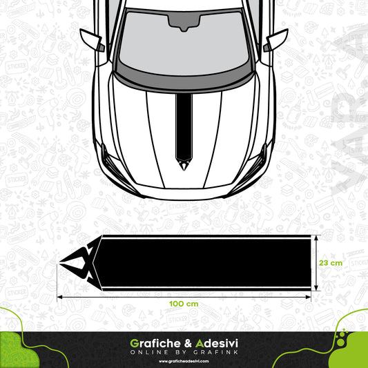 Cupra - Fascia Striscia Cofano