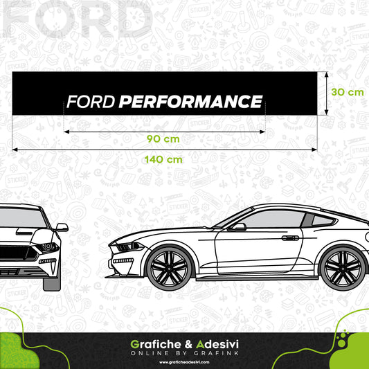 Fascia Adesiva Striscia Parasole - Ford Performance