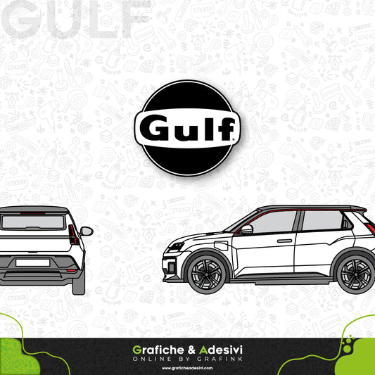 Adesivo Portiera Cofano o Baule - Gulf