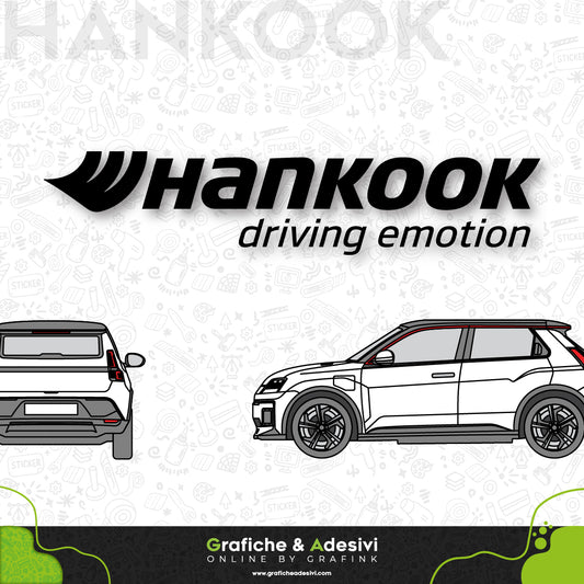 Adesivo Portiera Cofano o Baule - Hankook