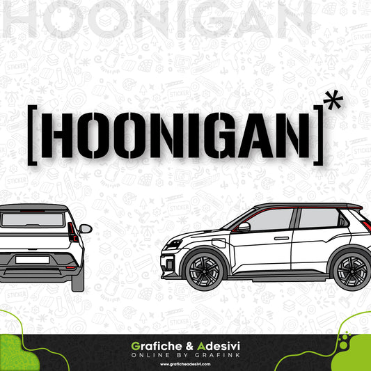 Adesivo Portiera Cofano o Baule - Hoonigan