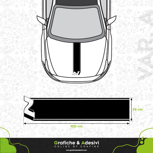 Hyundai N Sport - Fascia Striscia Cofano