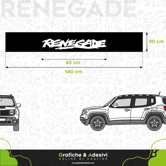 Fascia Adesiva Striscia Parasole - Jeep Renegade
