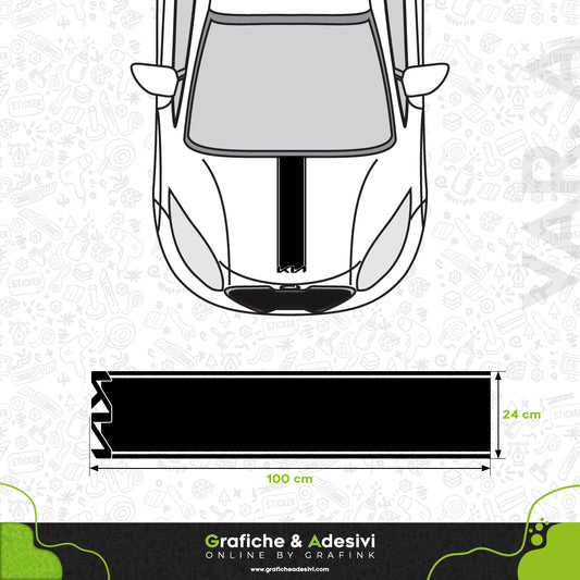 Kia - Fascia Striscia Cofano