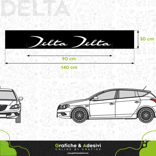 Fascia Adesiva Striscia Parasole - Lancia Delta