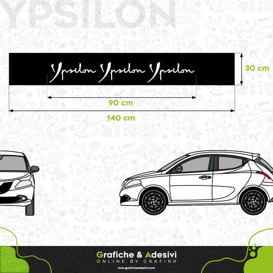 Fascia Adesiva Striscia Parasole - Lancia Ypsilon