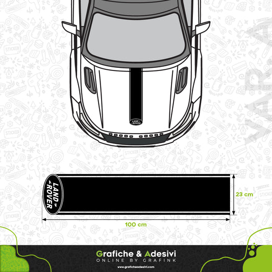 Land Rover - Fascia Striscia Cofano