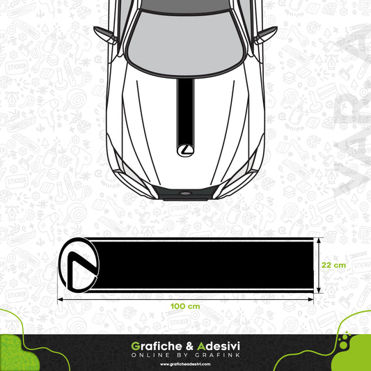 Lexus - Fascia Striscia Cofano