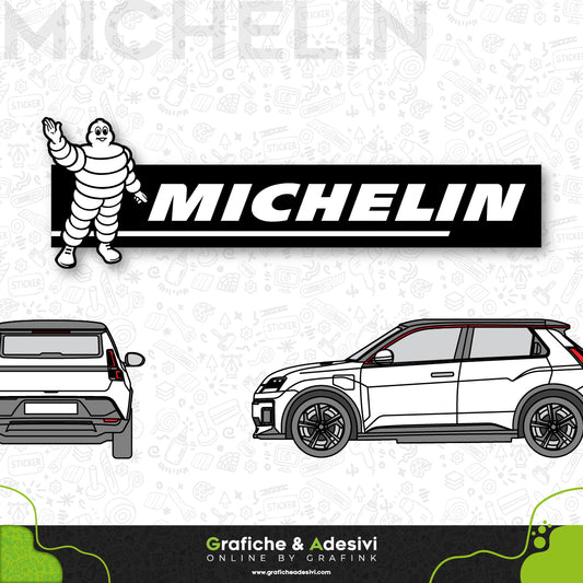 Adesivo Portiera Cofano o Baule - Michelin
