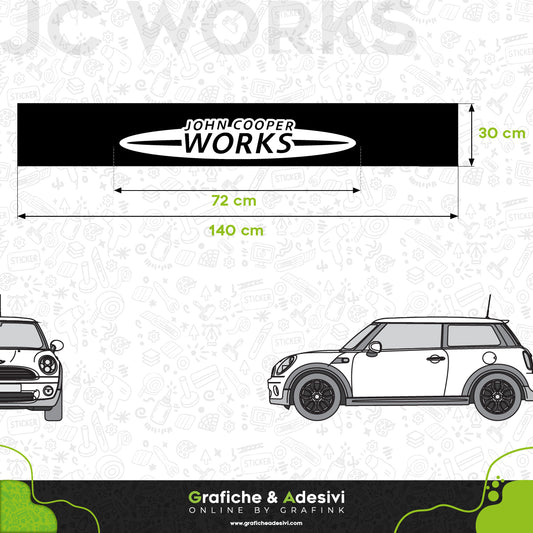 Fascia Adesiva Striscia Parasole - Mini John Cooper Works