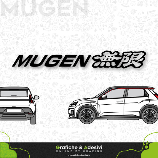 Adesivo Portiera Cofano o Baule - Mugen