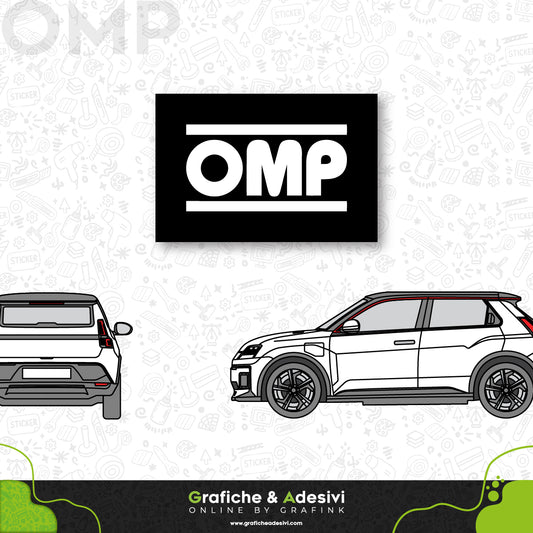 Adesivo Portiera Cofano o Baule - OMP