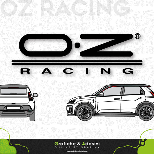 Adesivo Portiera Cofano o Baule - OZ Racing