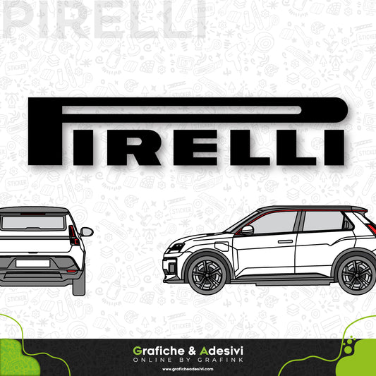 Adesivo Portiera Cofano o Baule - Pirelli