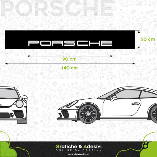 Fascia Adesiva Striscia Parasole - Porsche (No Logo)