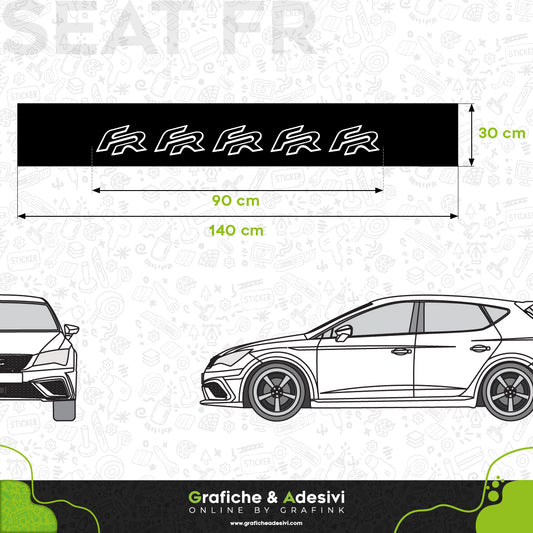 Fascia Adesiva Striscia Parasole - Seat FR