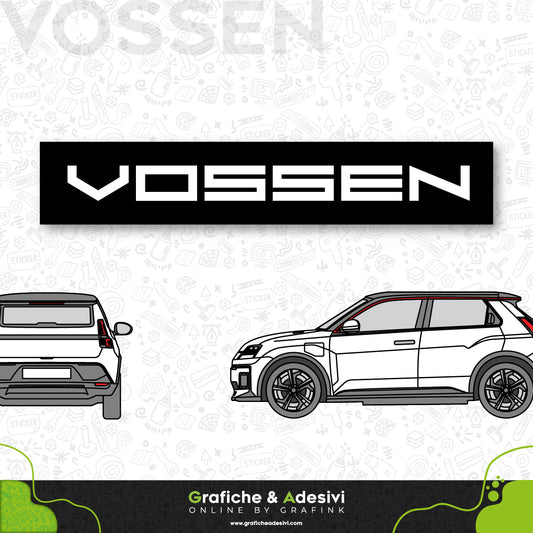 Adesivo Portiera Cofano o Baule - Vossen