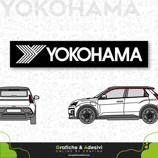 Adesivo Portiera Cofano o Baule - Yokohama