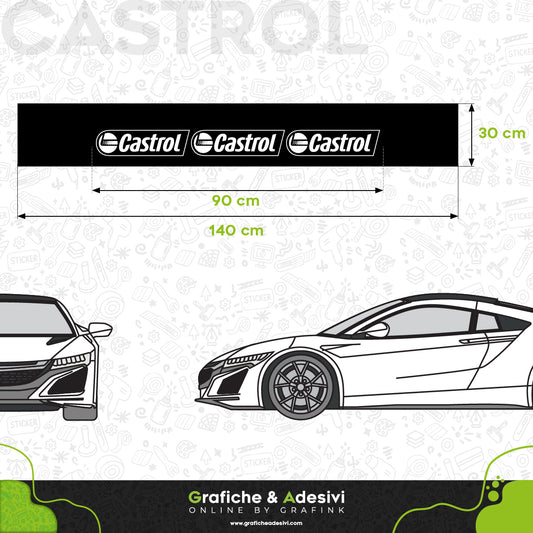 Fascia Adesiva Striscia Parasole - Castrol