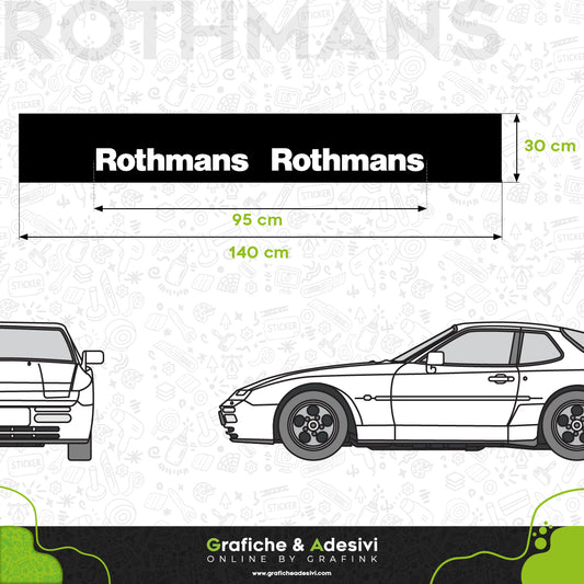 Fascia Adesiva Striscia Parasole - Rothmans